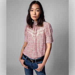 Zadig and Voltaire Tupelo Heart Blouse